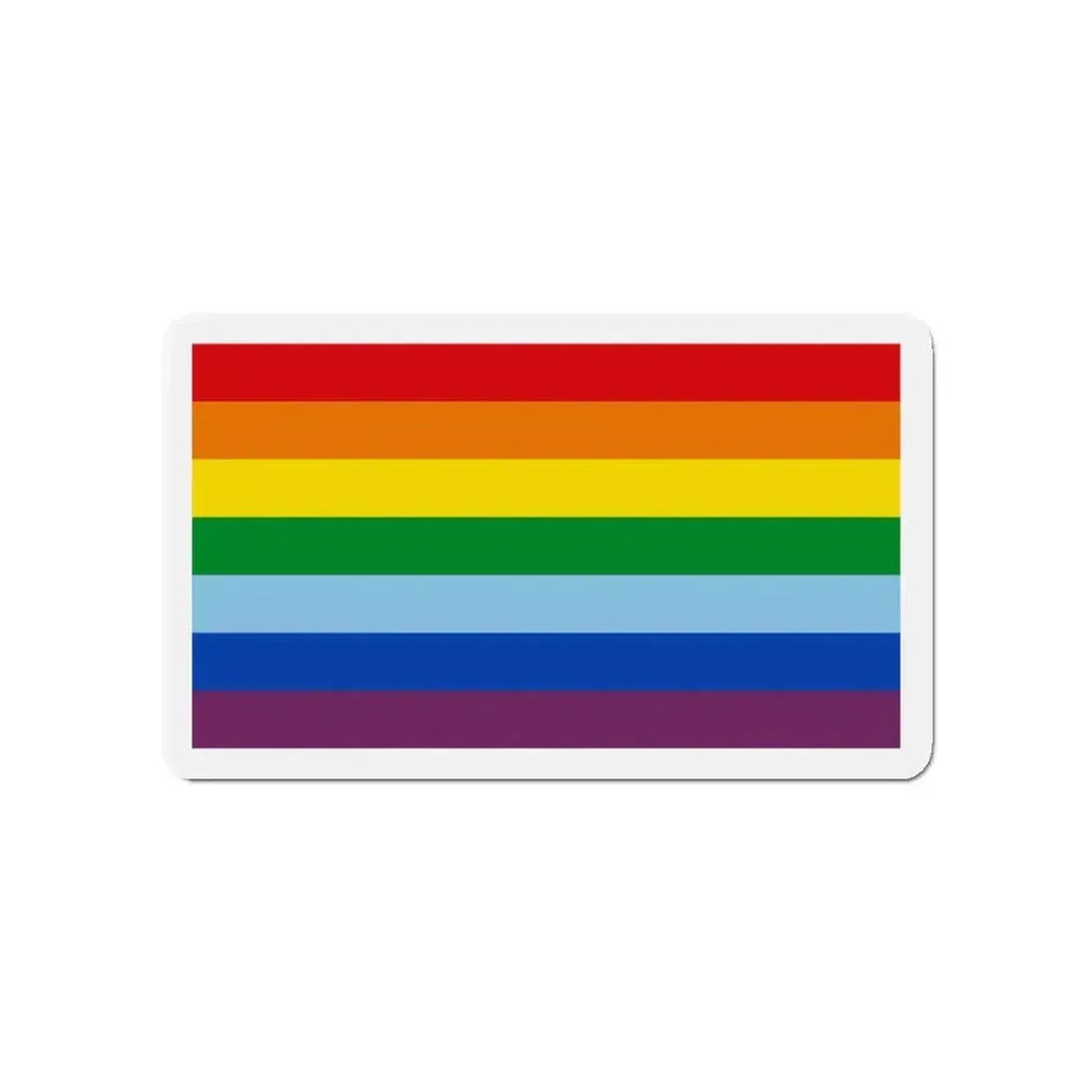 Flag of Cusco capital of the Cusco Region Peru - Refrigerator Magnet - The Sticker Space