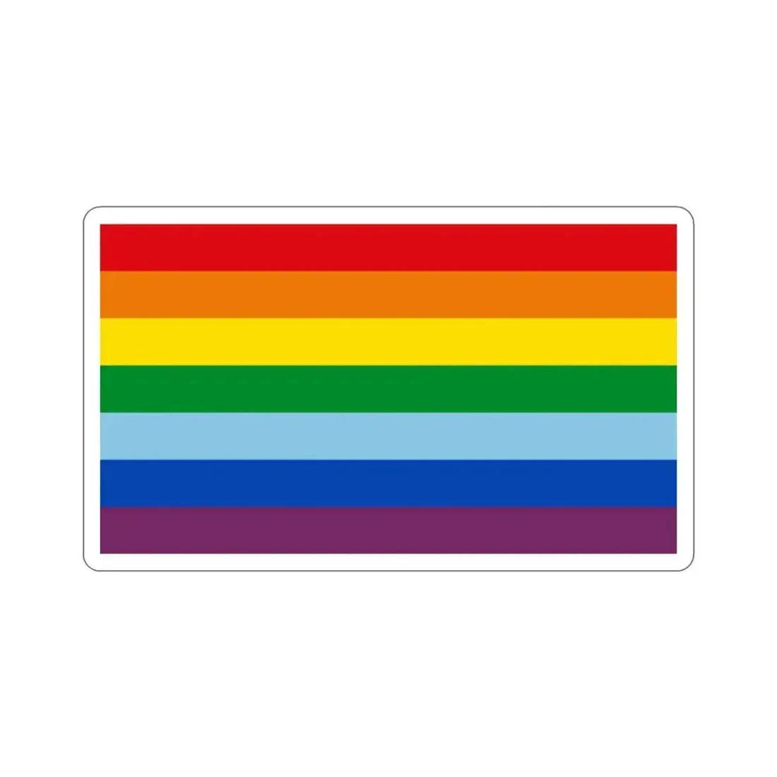 Flag of Cusco capital of the Cusco Region Peru STICKER Vinyl Die-Cut Decal 2 Inch - The Sticker Space