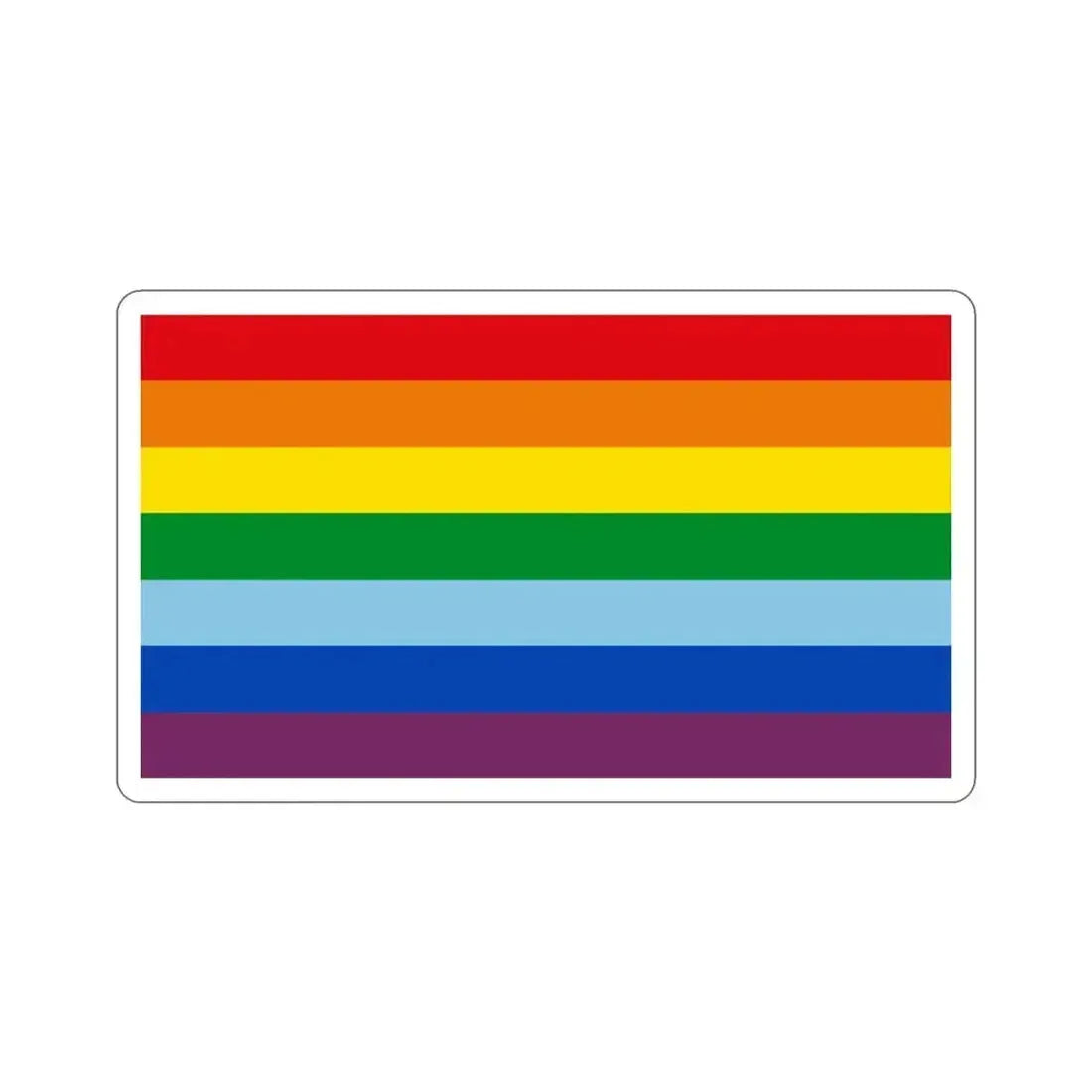 Flag of Cusco capital of the Cusco Region Peru STICKER Vinyl Die-Cut Decal 3 Inch - The Sticker Space