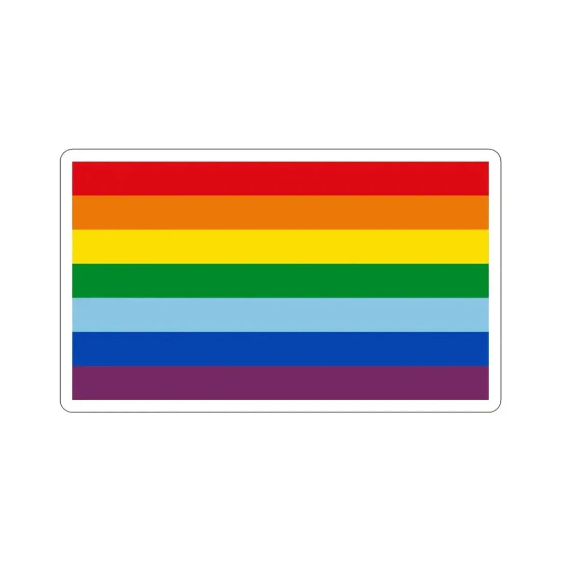 Flag of Cusco capital of the Cusco Region Peru STICKER Vinyl Die-Cut Decal 3 Inch - The Sticker Space