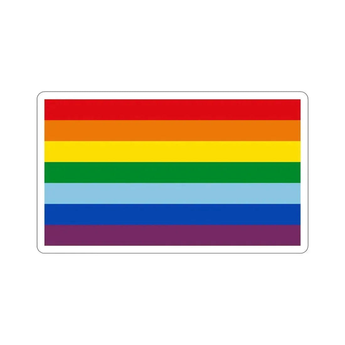 Flag of Cusco capital of the Cusco Region Peru STICKER Vinyl Die-Cut Decal 4 Inch - The Sticker Space