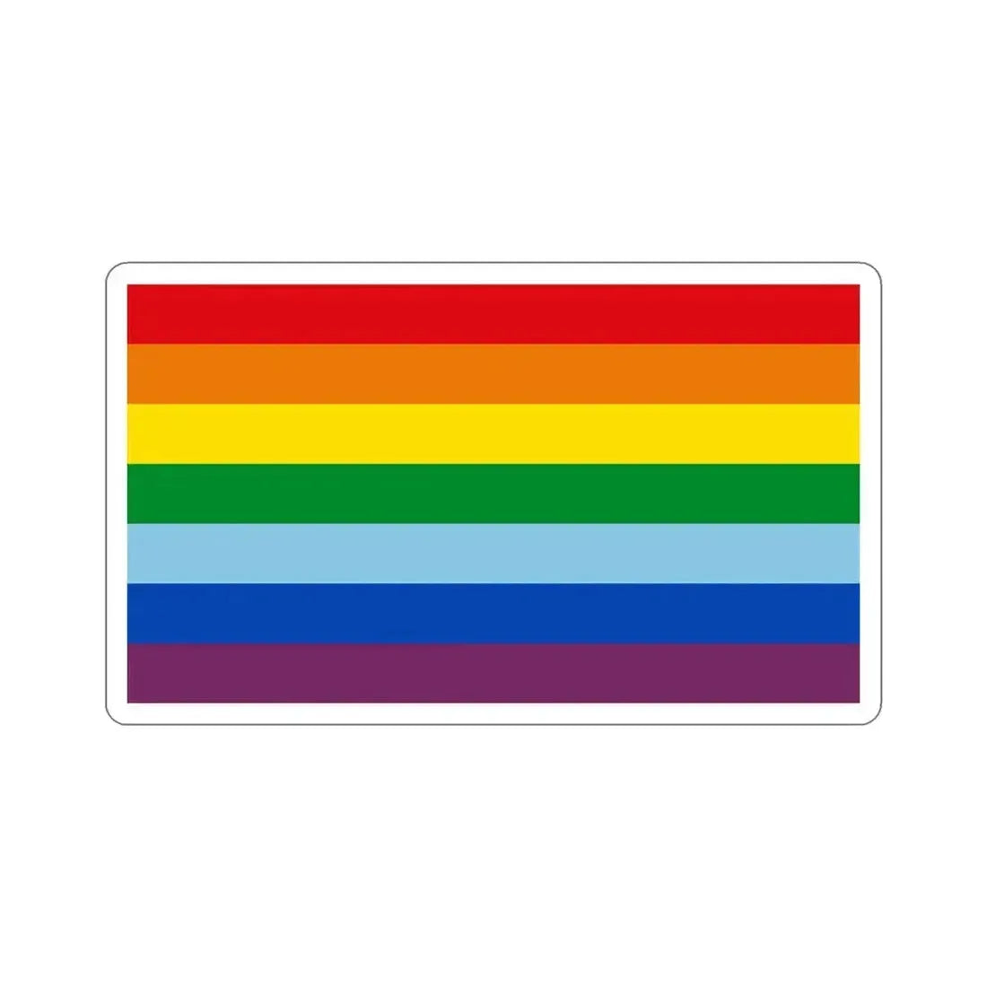 Flag of Cusco capital of the Cusco Region Peru STICKER Vinyl Die-Cut Decal 5 Inch - The Sticker Space