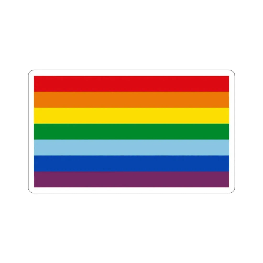 Flag of Cusco capital of the Cusco Region Peru STICKER Vinyl Die-Cut Decal 5 Inch - The Sticker Space