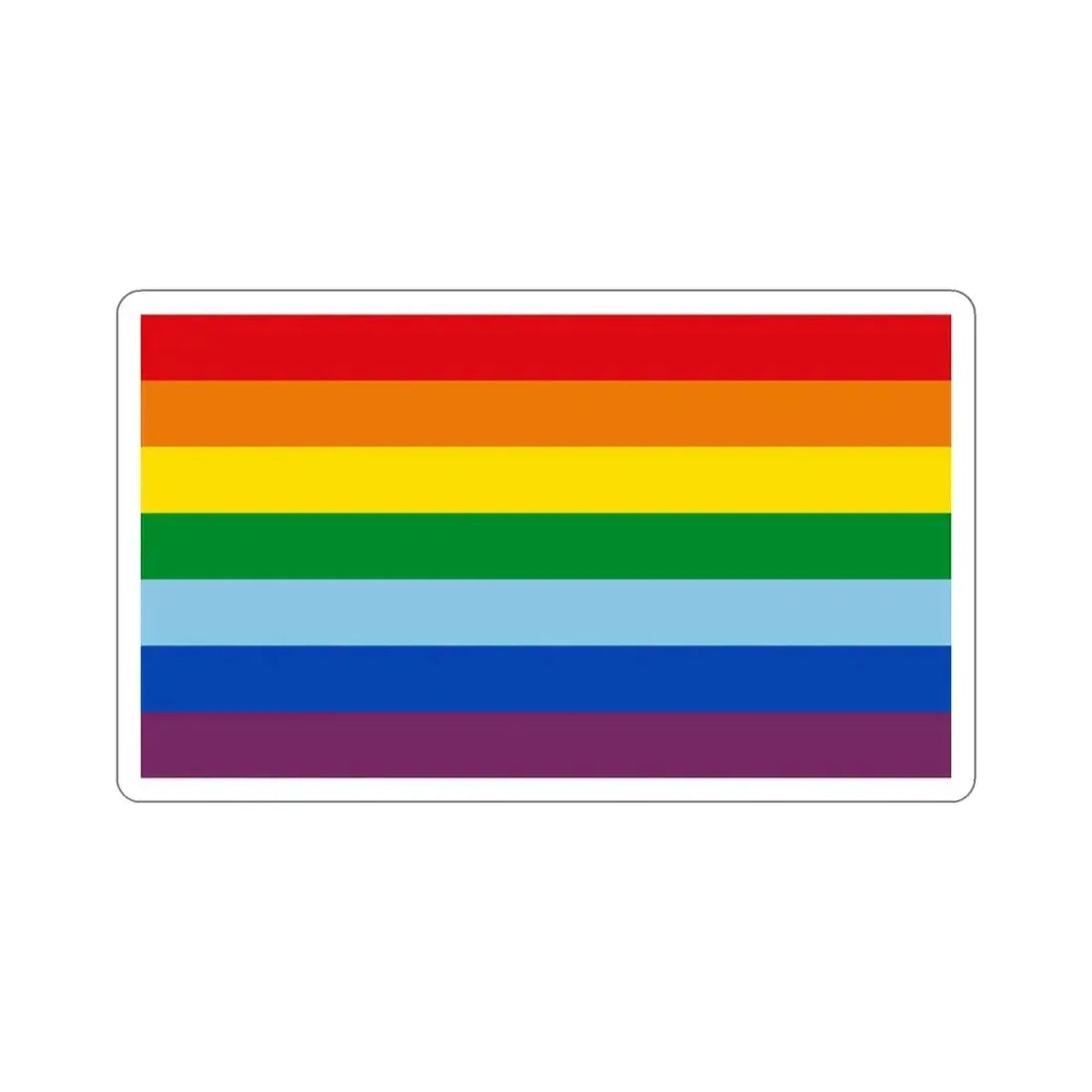 Flag of Cusco capital of the Cusco Region Peru STICKER Vinyl Die-Cut Decal 6 Inch - The Sticker Space