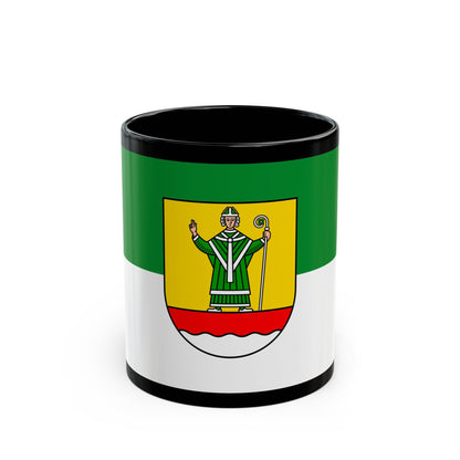 Flag of Cuxhaven Germany - Black Coffee Mug-11oz-The Sticker Space