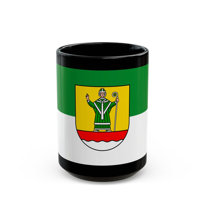 Flag of Cuxhaven Germany - Black Coffee Mug-15oz-The Sticker Space