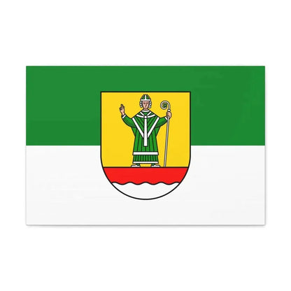 Flag of Cuxhaven Germany - Canvas Wall Art 24″ x 16″ 1.25" - The Sticker Space