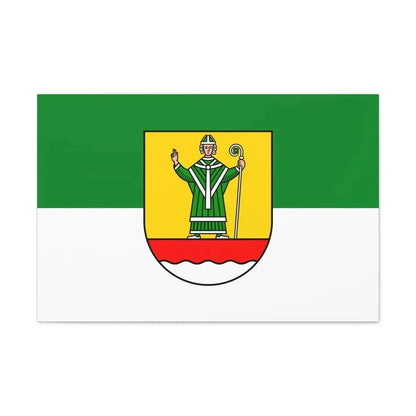 Flag of Cuxhaven Germany - Canvas Wall Art 30" x 20" 1.25" - The Sticker Space