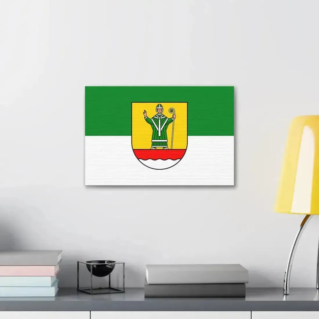 Flag of Cuxhaven Germany - Canvas Wall Art - The Sticker Space