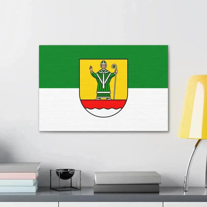Flag of Cuxhaven Germany - Canvas Wall Art - The Sticker Space