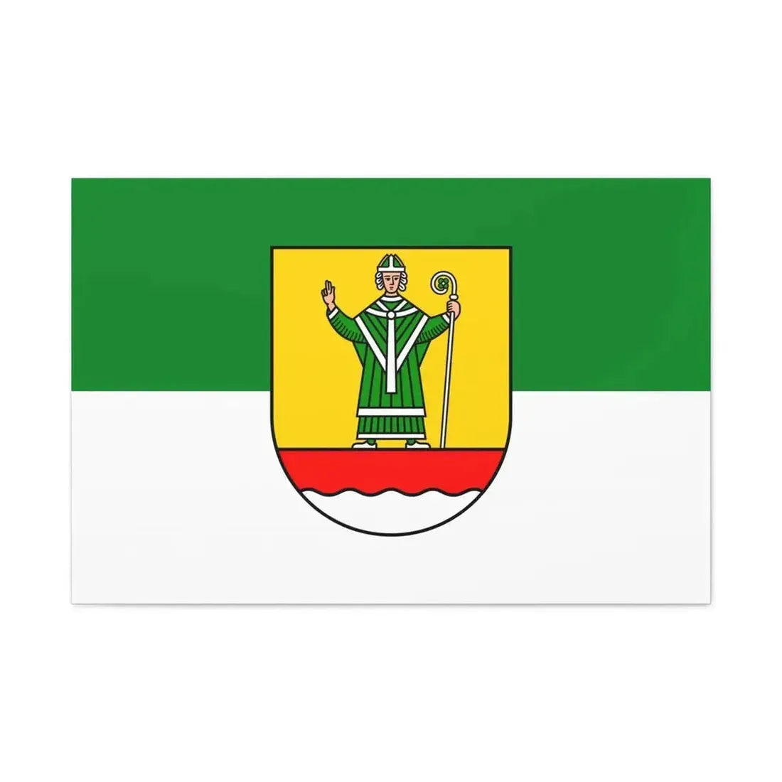 Flag of Cuxhaven Germany - Canvas Wall Art - The Sticker Space