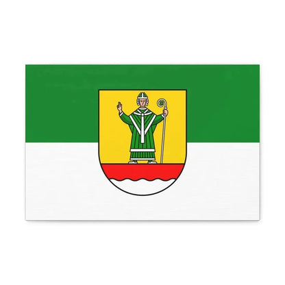 Flag of Cuxhaven Germany - Canvas Wall Art - The Sticker Space