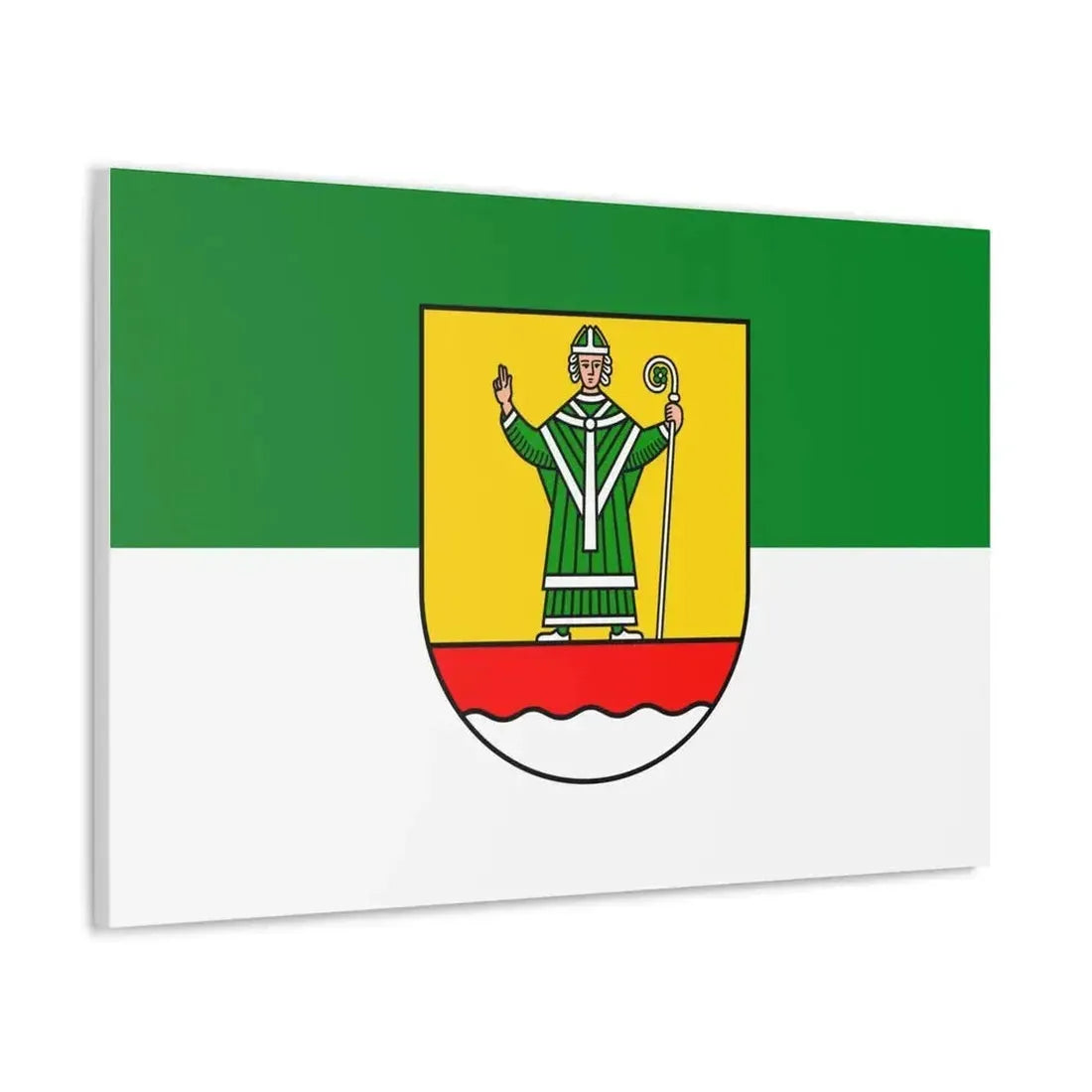 Flag of Cuxhaven Germany - Canvas Wall Art - The Sticker Space