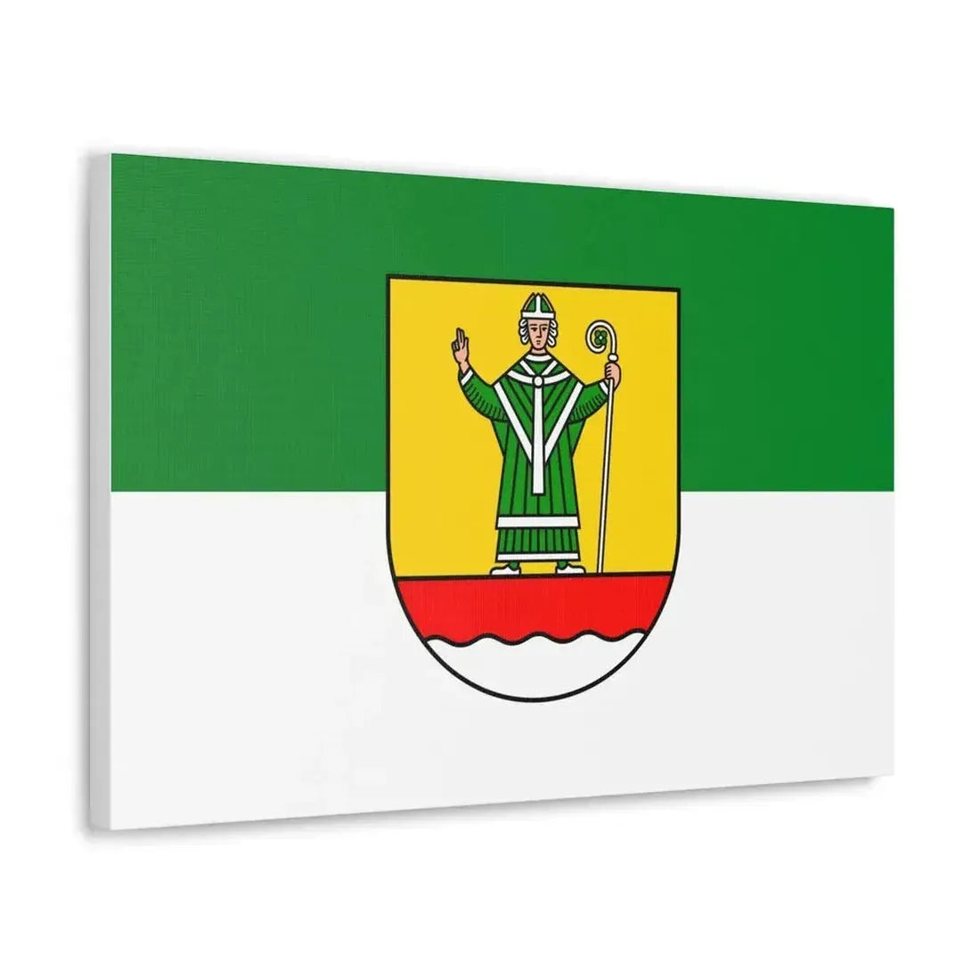 Flag of Cuxhaven Germany - Canvas Wall Art - The Sticker Space