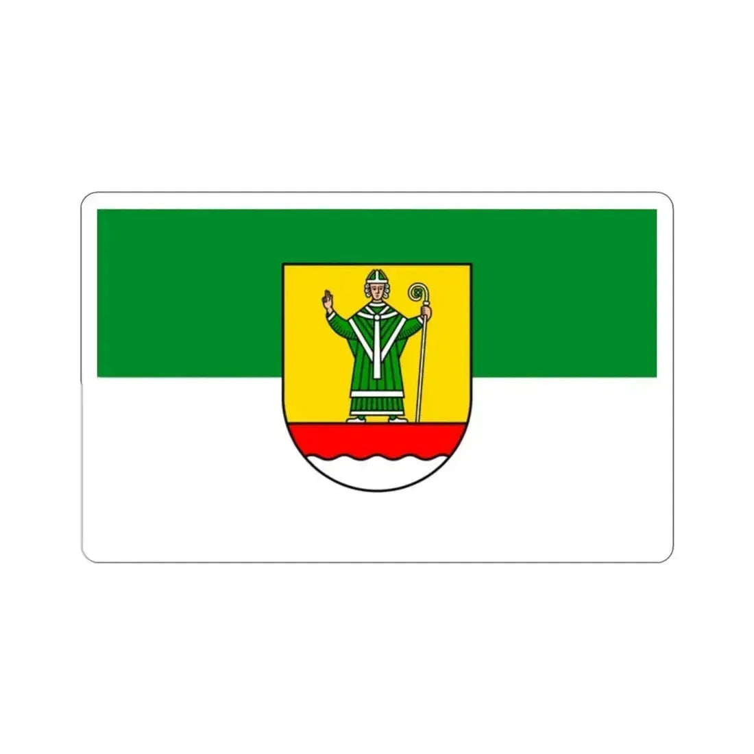 Flag of Cuxhaven Germany STICKER Vinyl Die-Cut Decal 2 Inch - The Sticker Space