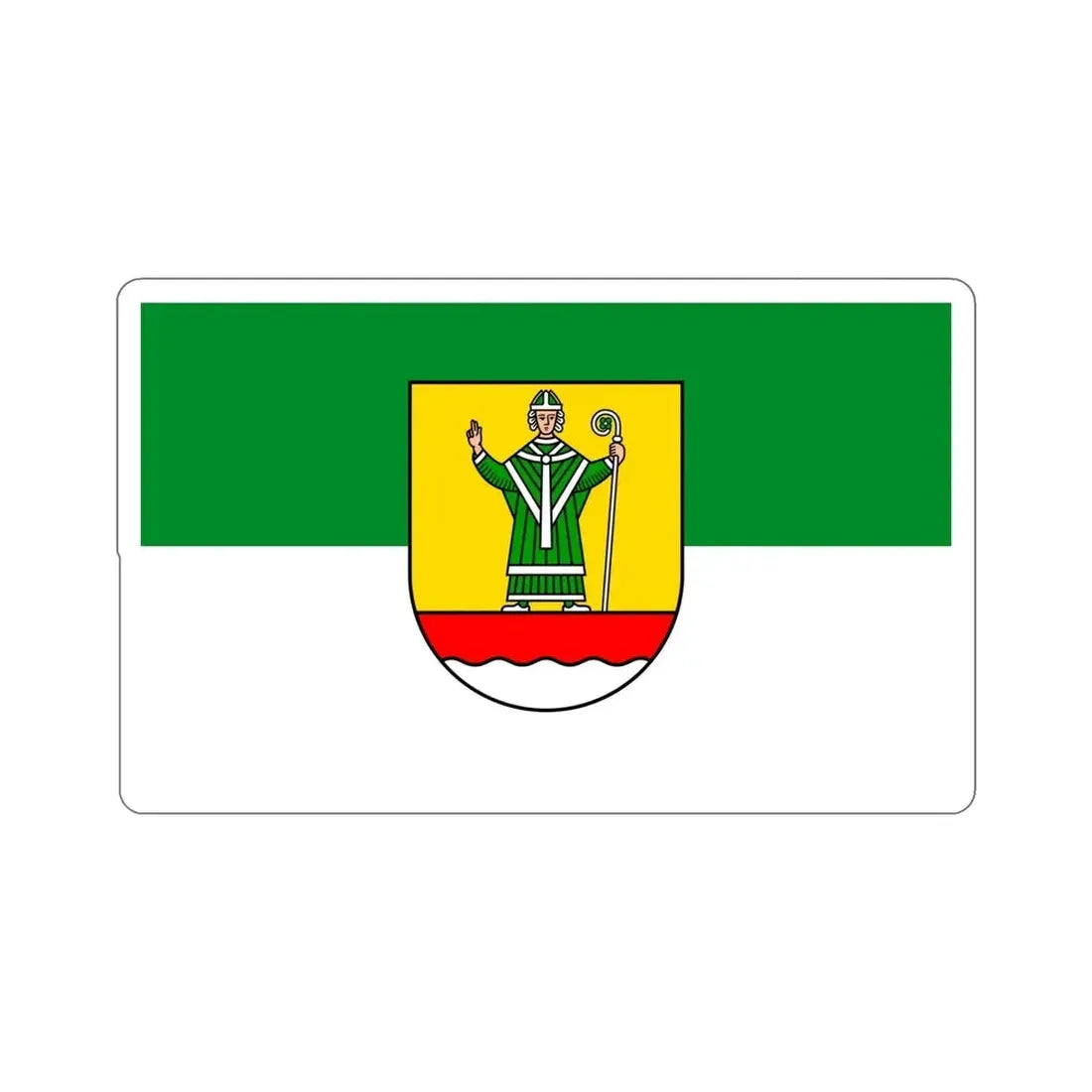 Flag of Cuxhaven Germany STICKER Vinyl Die-Cut Decal - The Sticker Space