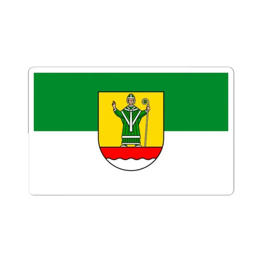 Flag of Cuxhaven Germany - STICKER Vinyl Kiss-Cut Decal 2 Inch White - The Sticker Space