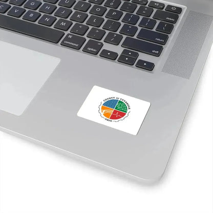 Flag of Cuyahoga County Ohio (United States) STICKER Vinyl Kiss-Cut Decal - The Sticker Space