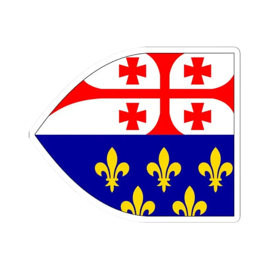 Flag of Cyprus 1350 as reported by the Book of All Kingdoms (Cyprus) STICKER Vinyl Kiss-Cut Decal 2 Inch White - The Sticker Space