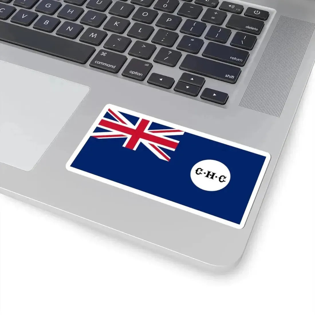 Flag of Cyprus 1881-1922 (Cyprus) STICKER Vinyl Kiss-Cut Decal - The Sticker Space