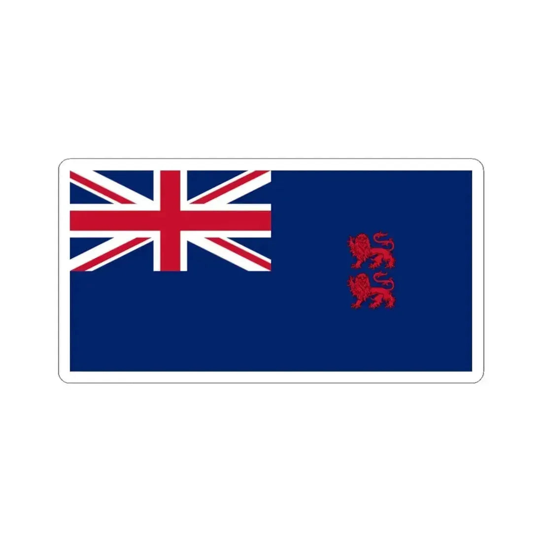 Flag of Cyprus 1922-1960 (Cyprus) STICKER Vinyl Kiss-Cut Decal 3 Inch White - The Sticker Space
