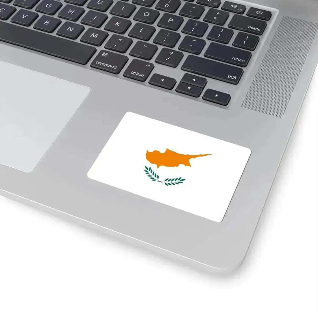 Flag of Cyprus 1960-2006 3-2 (Cyprus) STICKER Vinyl Kiss-Cut Decal - The Sticker Space