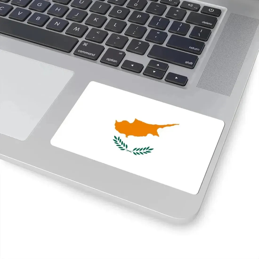 Flag of Cyprus 1960-2006 (Cyprus) STICKER Vinyl Kiss-Cut Decal - The Sticker Space