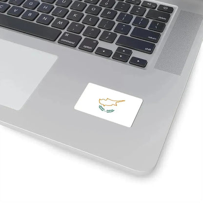 Flag of Cyprus 1960 (Cyprus) STICKER Vinyl Kiss-Cut Decal - The Sticker Space