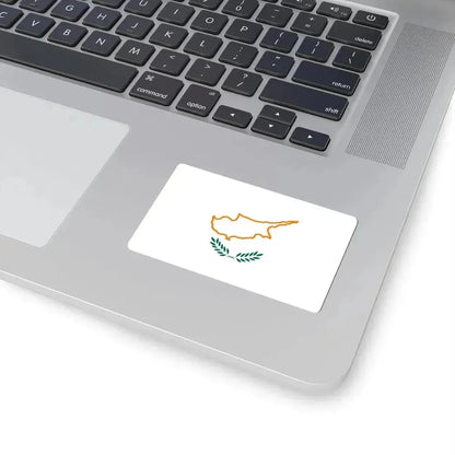 Flag of Cyprus 1960 (Cyprus) STICKER Vinyl Kiss-Cut Decal - The Sticker Space