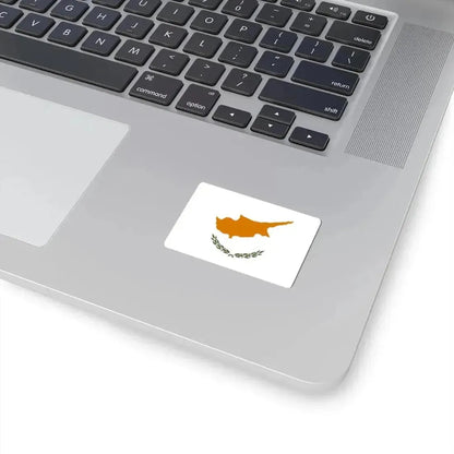 Flag of Cyprus (Cyprus) STICKER Vinyl Kiss-Cut Decal - The Sticker Space