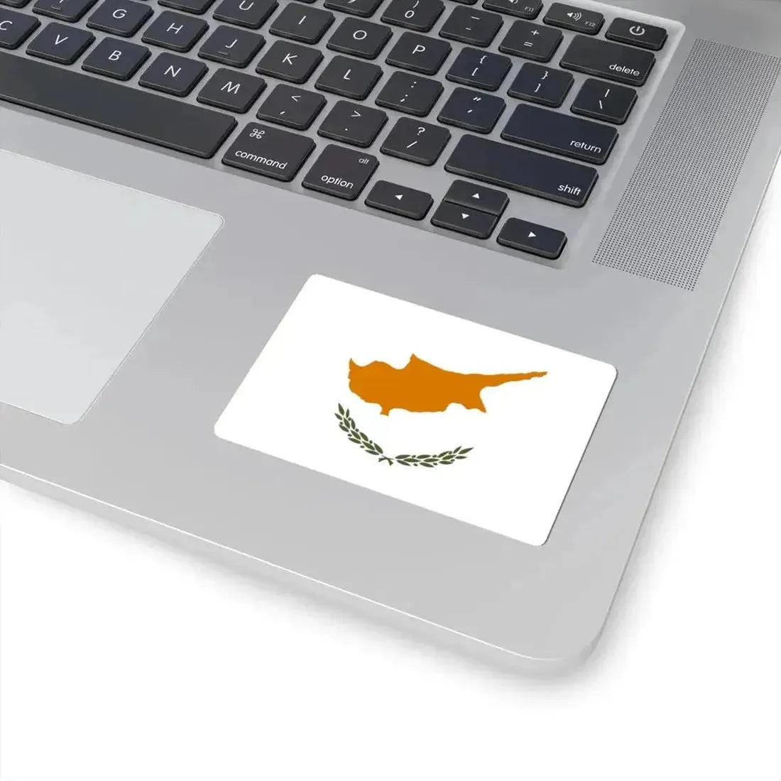 Flag of Cyprus (Cyprus) STICKER Vinyl Kiss-Cut Decal - The Sticker Space
