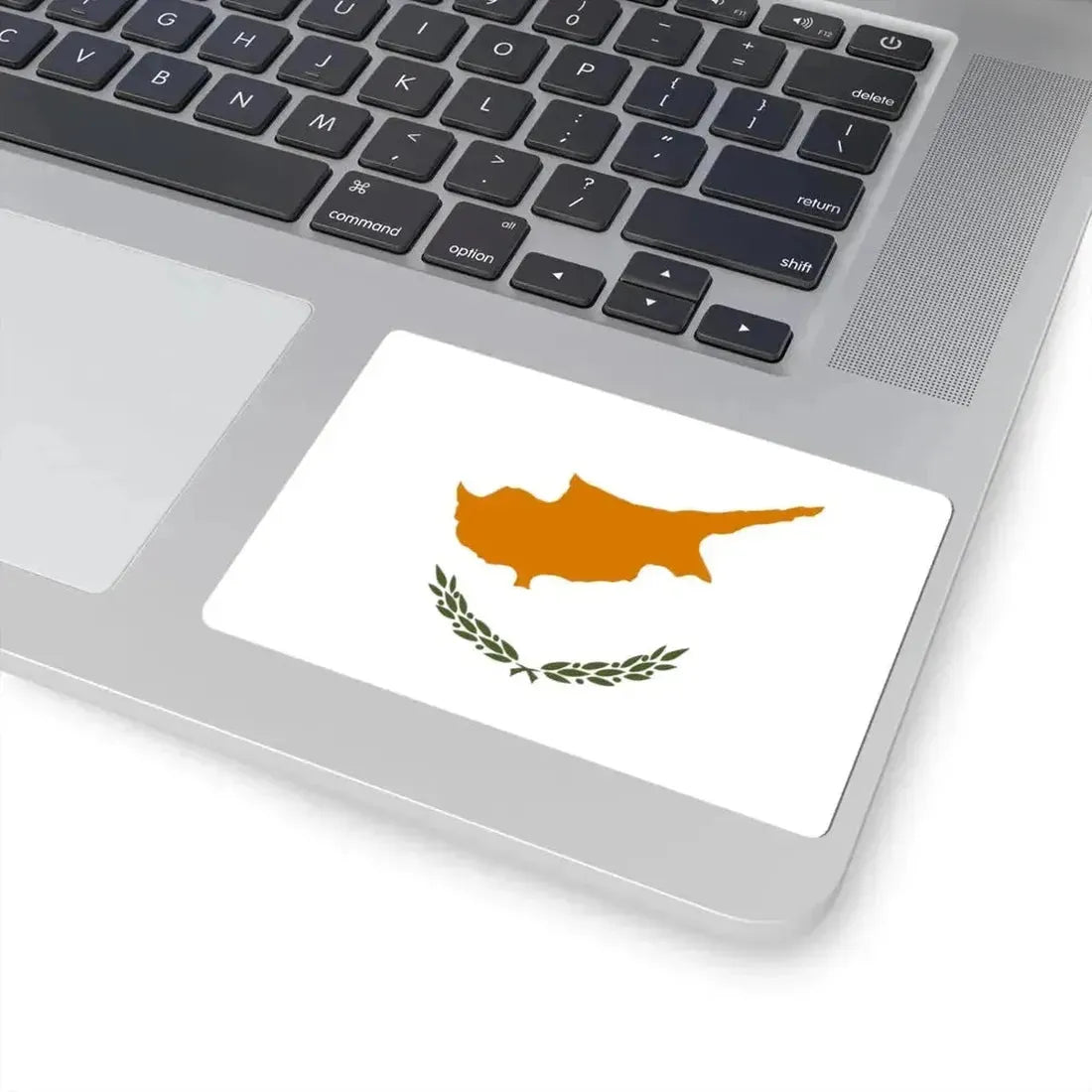 Flag of Cyprus (Cyprus) STICKER Vinyl Kiss-Cut Decal - The Sticker Space