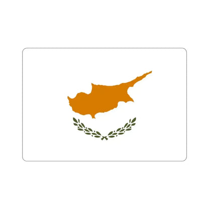Flag of Cyprus STICKER Vinyl Die-Cut Decal 2 Inch - The Sticker Space