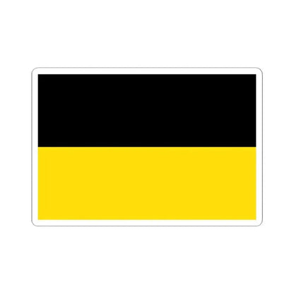 Flag of Czech Silesia (Austria) STICKER Vinyl Kiss-Cut Decal 2 Inch White - The Sticker Space