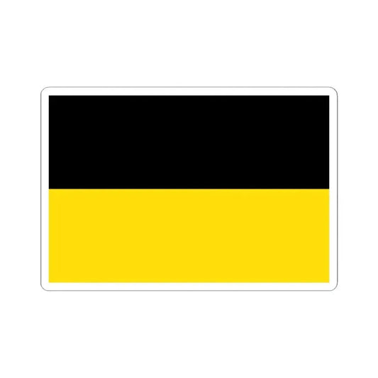 Flag of Czech Silesia (Austria) STICKER Vinyl Kiss-Cut Decal 2 Inch White - The Sticker Space