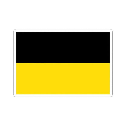 Flag of Czech Silesia (Austria) STICKER Vinyl Kiss-Cut Decal 3 Inch White - The Sticker Space