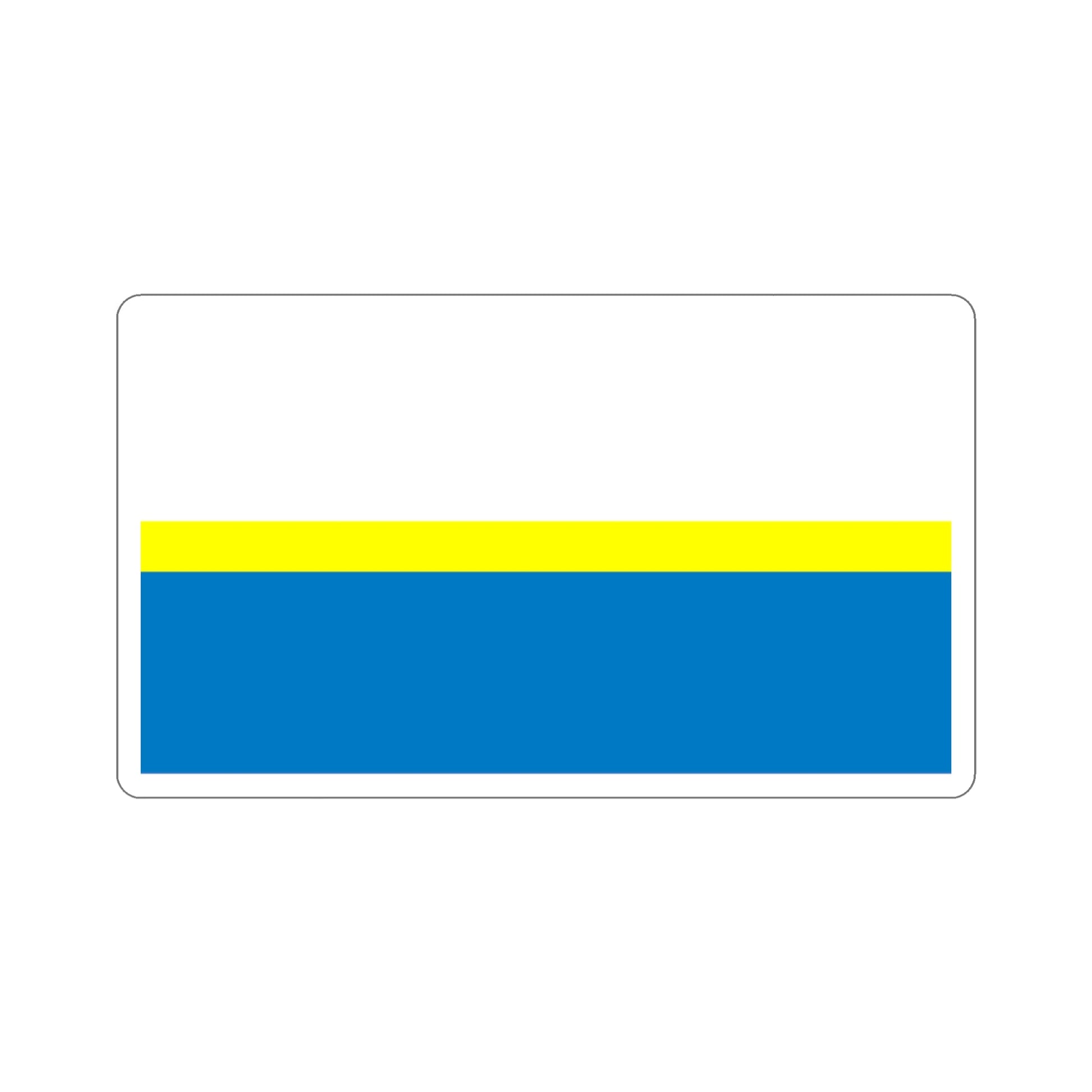 Flag of Częstochowa Poland STICKER Vinyl Die-Cut Decal-3 Inch-The Sticker Space