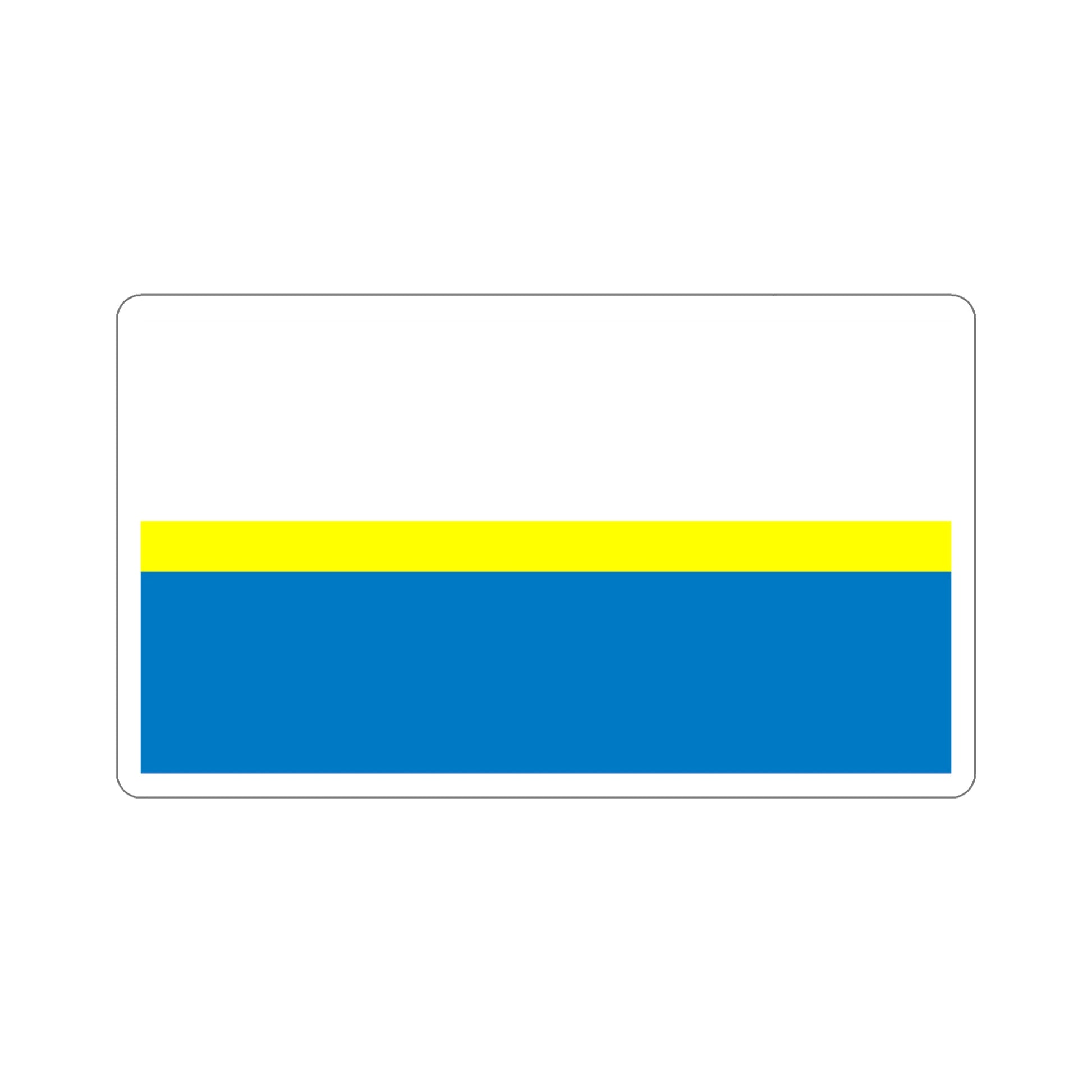 Flag of Częstochowa Poland STICKER Vinyl Die-Cut Decal-4 Inch-The Sticker Space