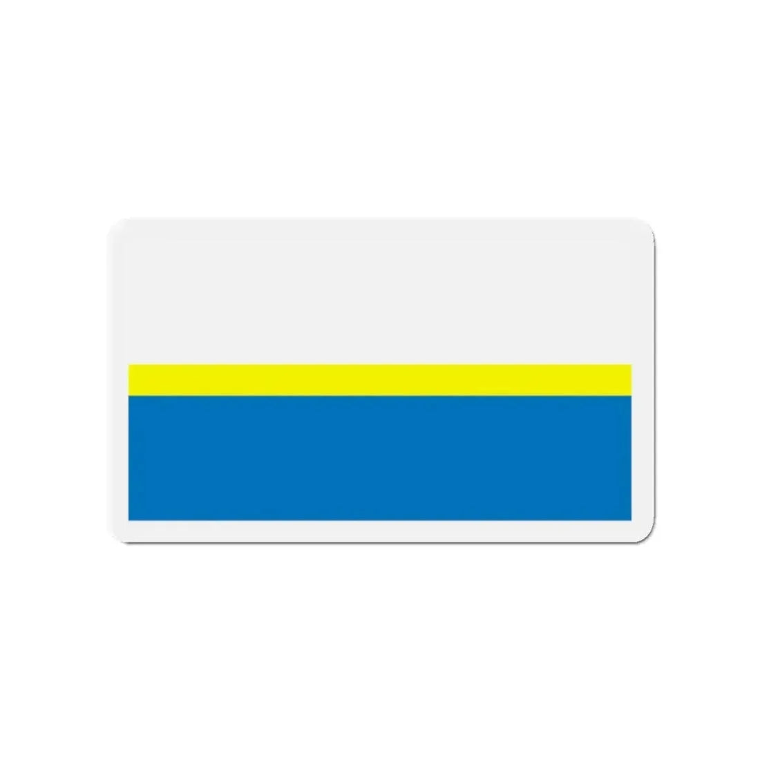 Flag of Częstochowa Poland - Refrigerator Magnet 3 Inch - The Sticker Space