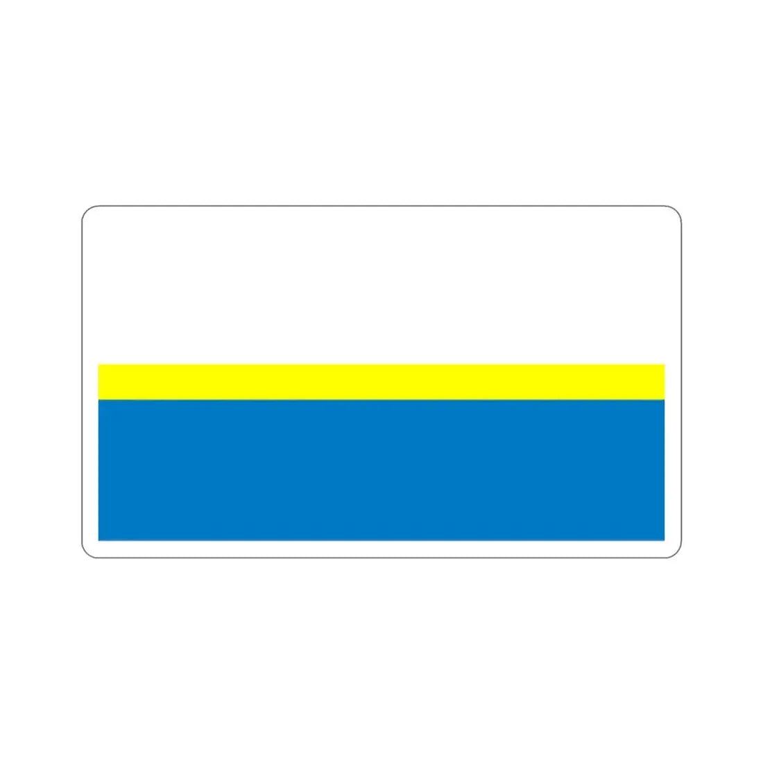 Flag of Częstochowa Poland STICKER Vinyl Die-Cut Decal 2 Inch - The Sticker Space