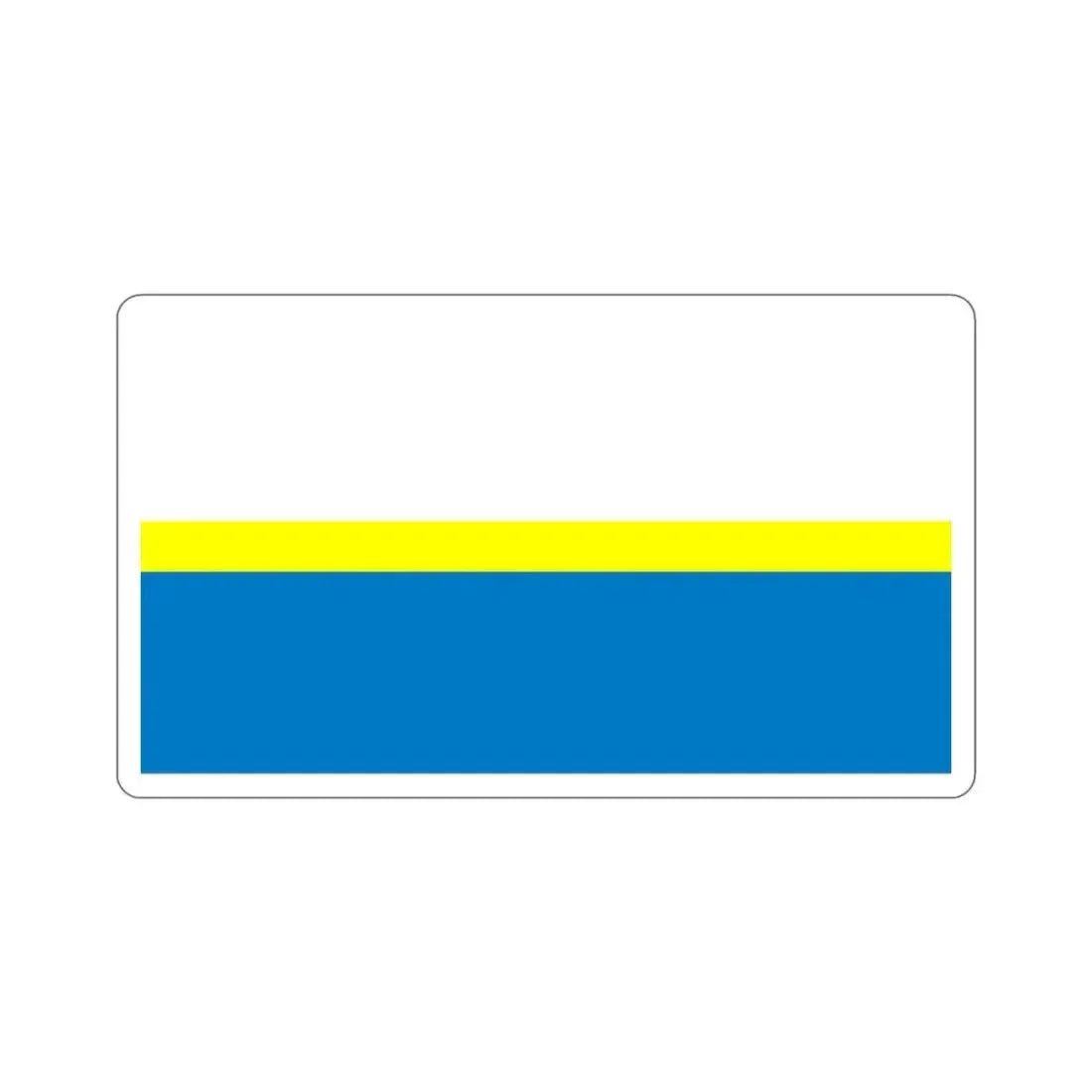 Flag of Częstochowa Poland STICKER Vinyl Die-Cut Decal 3 Inch - The Sticker Space