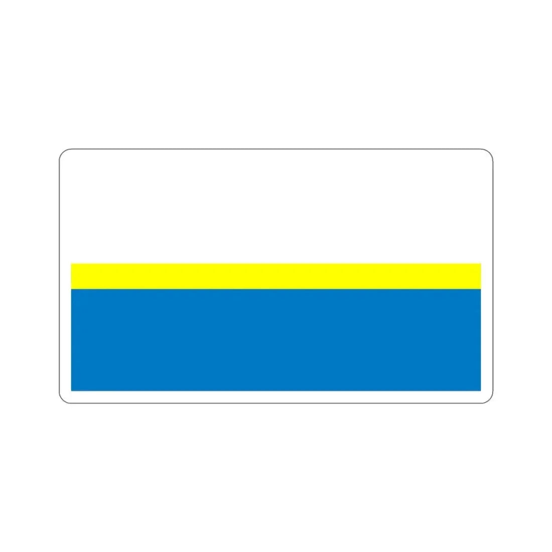 Flag of Częstochowa Poland STICKER Vinyl Die-Cut Decal 3 Inch - The Sticker Space