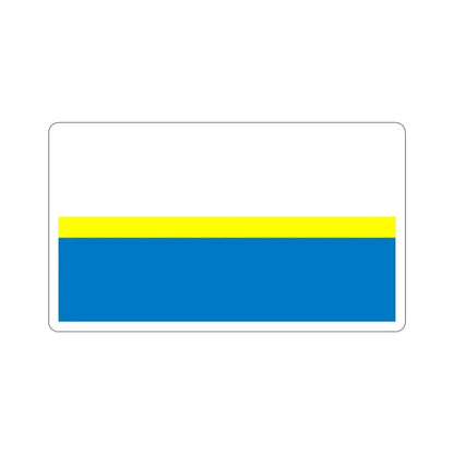 Flag of Częstochowa Poland STICKER Vinyl Die-Cut Decal 3 Inch - The Sticker Space