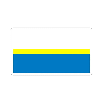 Flag of Częstochowa Poland STICKER Vinyl Die-Cut Decal 4 Inch - The Sticker Space