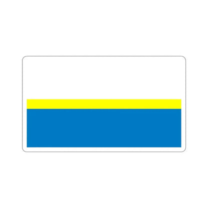 Flag of Częstochowa Poland STICKER Vinyl Die-Cut Decal 5 Inch - The Sticker Space