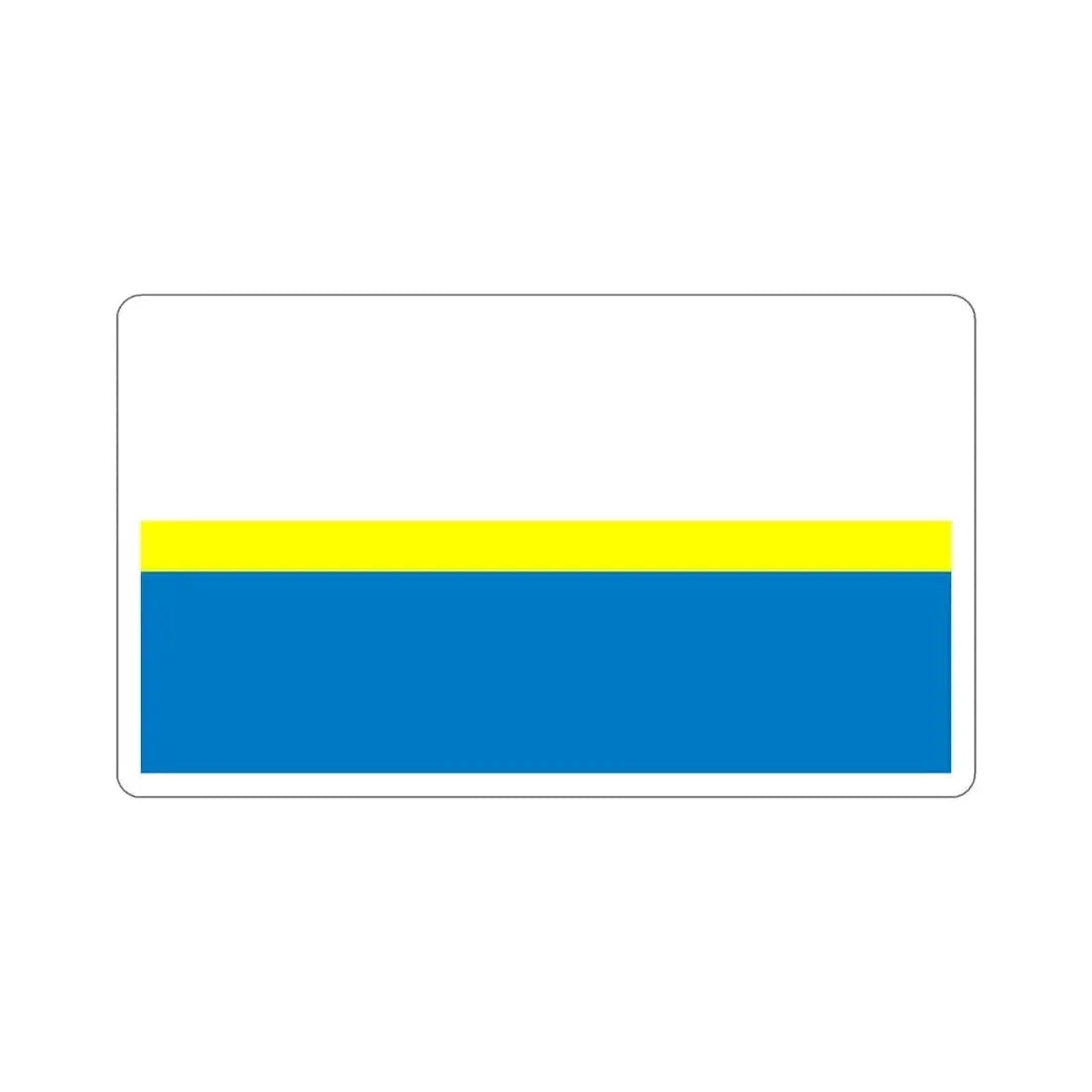 Flag of Częstochowa Poland STICKER Vinyl Die-Cut Decal 6 Inch - The Sticker Space