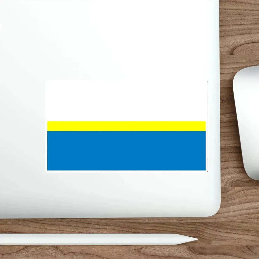 Flag of Częstochowa Poland STICKER Vinyl Die-Cut Decal - The Sticker Space