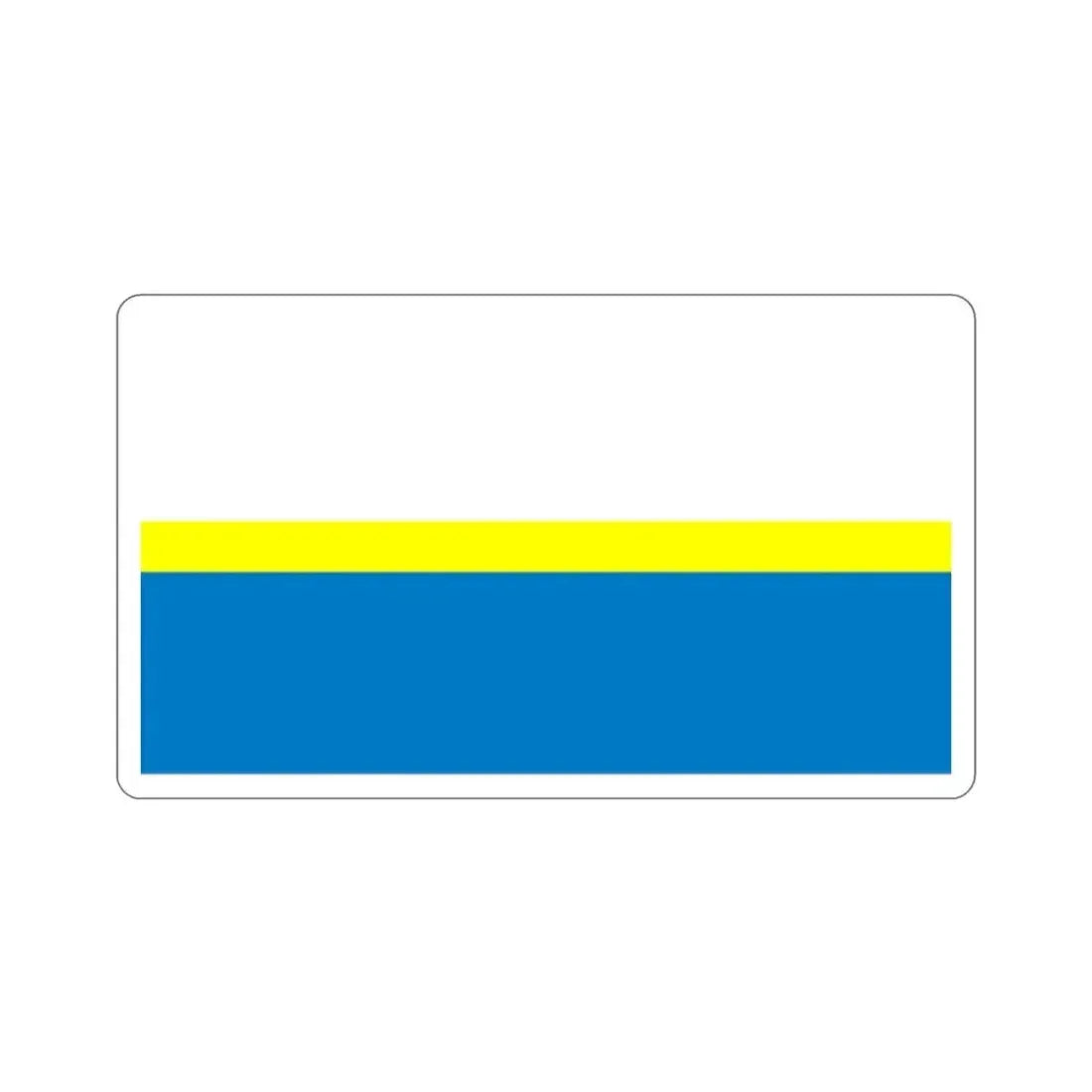 Flag of Częstochowa Poland STICKER Vinyl Die-Cut Decal - The Sticker Space