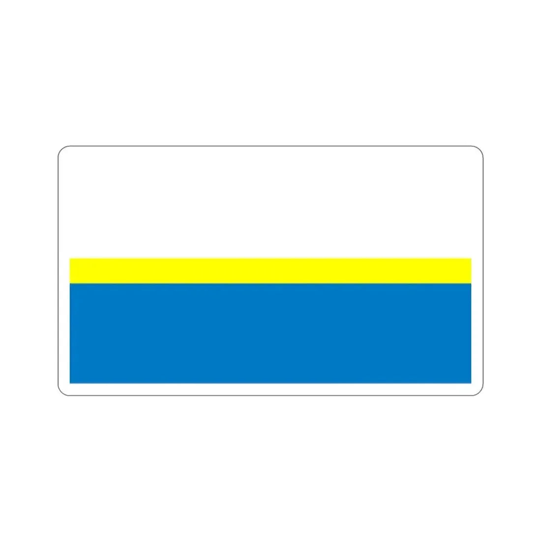 Flag of Częstochowa Poland STICKER Vinyl Die-Cut Decal - The Sticker Space