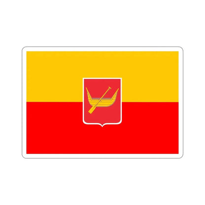 Flag of Łódź Poland STICKER Vinyl Die-Cut Decal 6 Inch - The Sticker Space